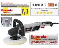 Dino KRAFTPAKET 1500W Rotations Poliermaschine 12-Stufig Schleifmaschine mit LCD-Display im Set mit 150mm Polierschwamm Polierfell Stützteller Tasche für Auto KFZ Boot Heimwerker Nordrhein-Westfalen - Herdecke Vorschau