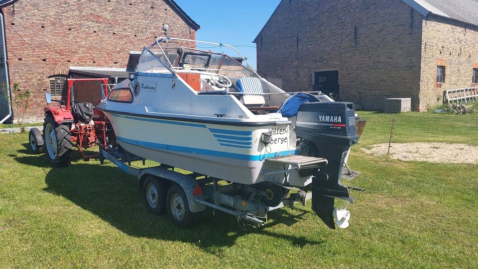 Shetland 570 + Yamaha 90PS + Trailer Sportboot Kajütboot in Neustadt (Dosse)