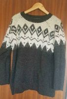 Island Pullover Norweger Strick Fair Isle Strickpullover L grau Schleswig-Holstein - Schönberg (Holstein) Vorschau