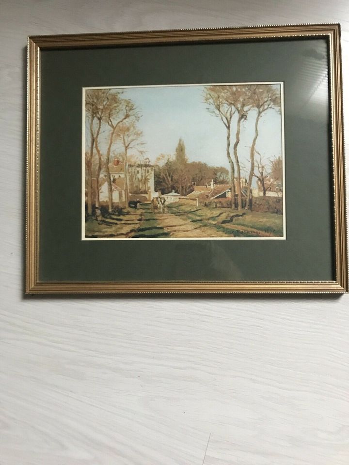 Bild von Claude Monet "Villa de Voisius Pissarro“ in Bad Soden-Salmünster