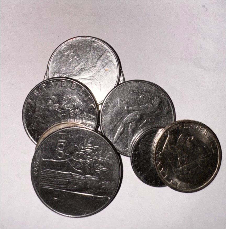Verschiedene Münzen in Königsee