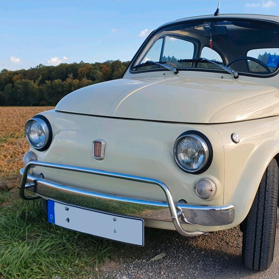 Fiat 500L Chrom Stoßstangen inkl Zusatzbügel in Oberboihingen