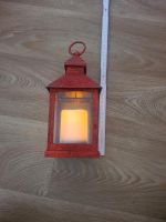 Rot Glitzer Deko Lampe mit LED Kerze Niedersachsen - Braunschweig Vorschau