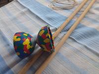 Diabolo 7cm mit Stöcken Berlin - Steglitz Vorschau