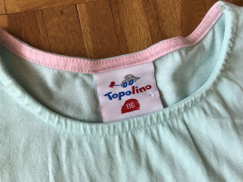 Shirt Top in lindgrün - Größe 116 - Topolino in Hamburg