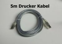 5m USB Druckerkabel Drucker Kabel Stecker-A - Stecker-B vergoldet Bayern - Plattling Vorschau