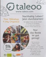 taleoo Gutschein 5 % Rabatt Code Coupon Naturkosmetik Naturkost Steele / Kray - Essen Freisenbruch Vorschau