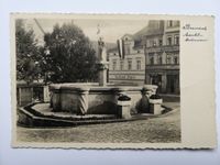 Ansichtskarte Pössneck Marktbrunnen Fahne Brandenburg - Templin Vorschau