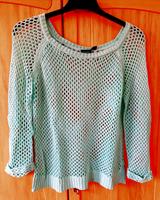 Luftiger Strickpulli, Lochmuster, Größe 36/38, Farbe mintgrün Bayern - Bad Kissingen Vorschau