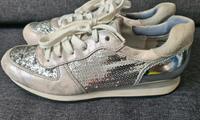 PAUL GREEN ECHTLEDER DAMEN SNEAKER SILBER GR.36 (3) Bayern - Dittelbrunn Vorschau