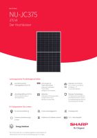 SHARP NU JC 375W Solarmodul PV MODUL Anlage Balkonkraftwerk Hessen - Büdingen Vorschau