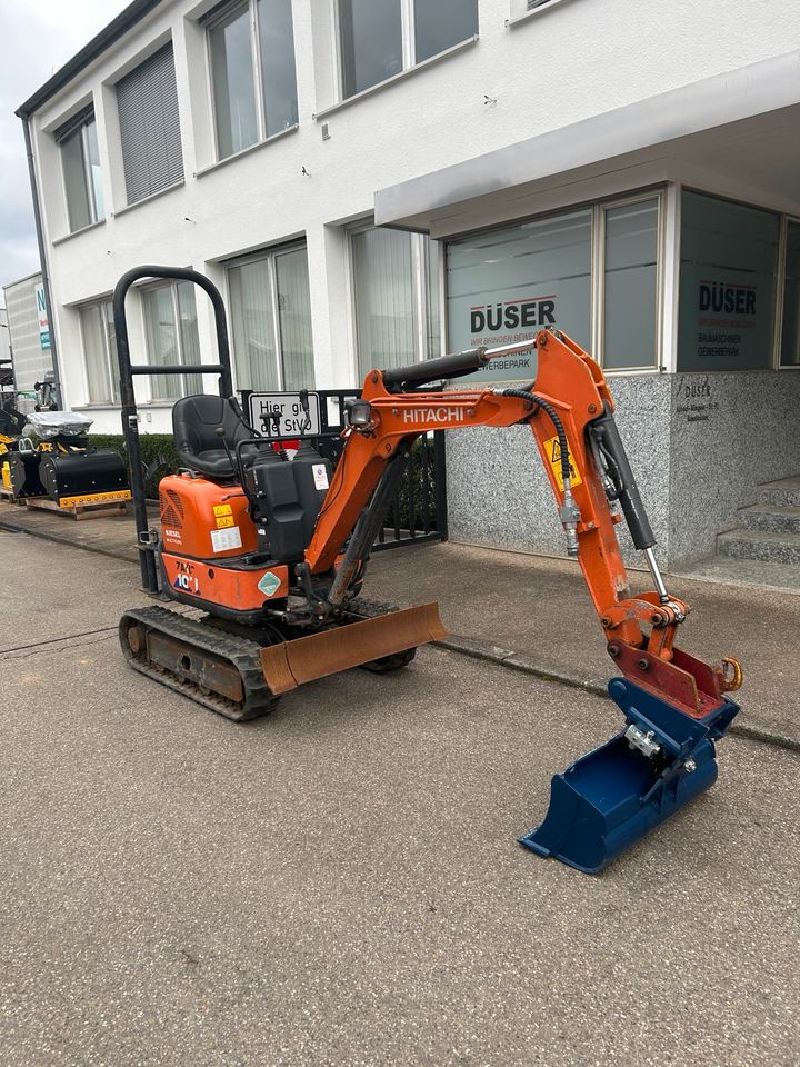 HITACHI ZX10 U-6 Mikrobagger/ Minibagger mit Schnellwechsler MS01 in Remshalden