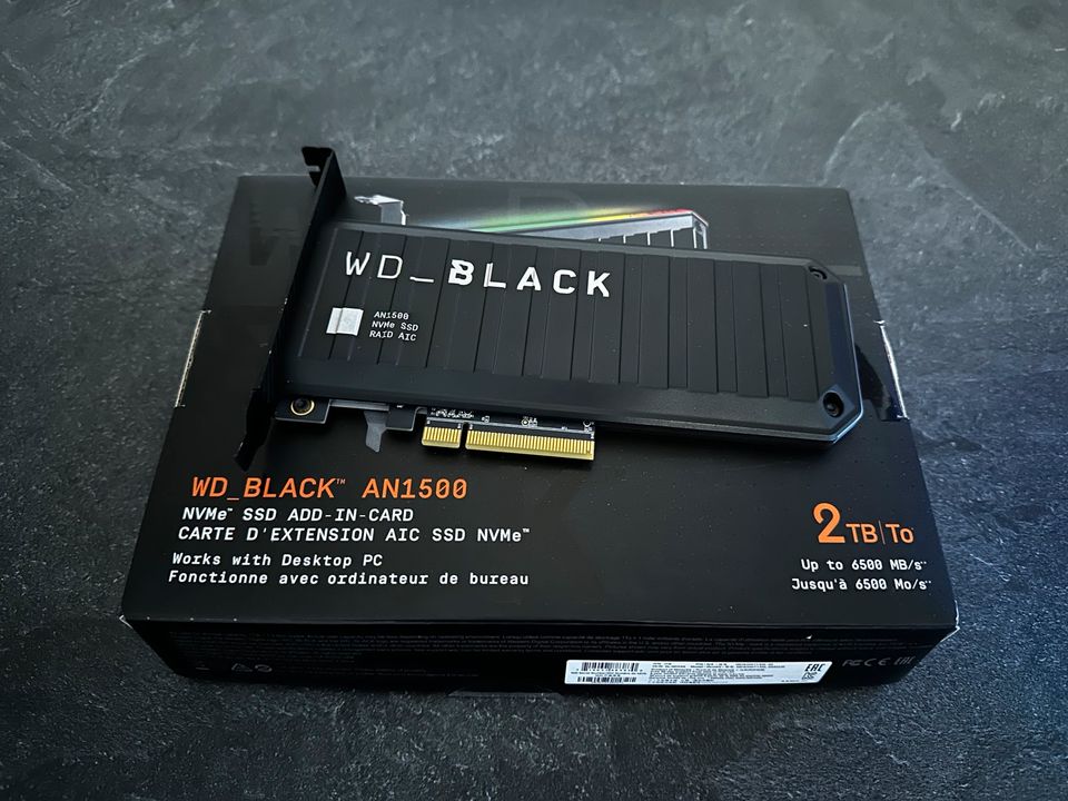 WD Black AN1500 2TB NVMe RAID SSD Apple Mac Pro 5,1 Monterey in Augsburg