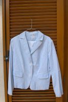 Blazer f. Damen, Hellblau/Weiß, Alba Moda, Gr. 44, wie Neu Brandenburg - Wandlitz Vorschau