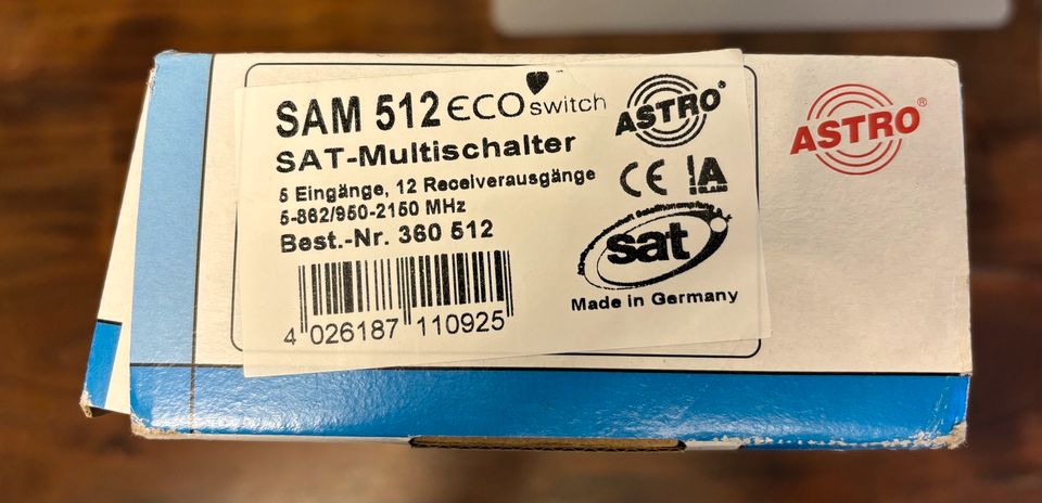 SAT-Multischalter SAM512 Ecoswitch in Bellheim