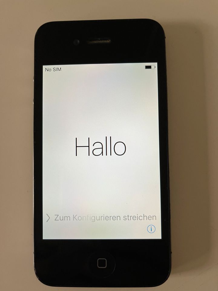 iPhone 4s schwarz 32gb + OVP+ AppleNadel in Ratingen