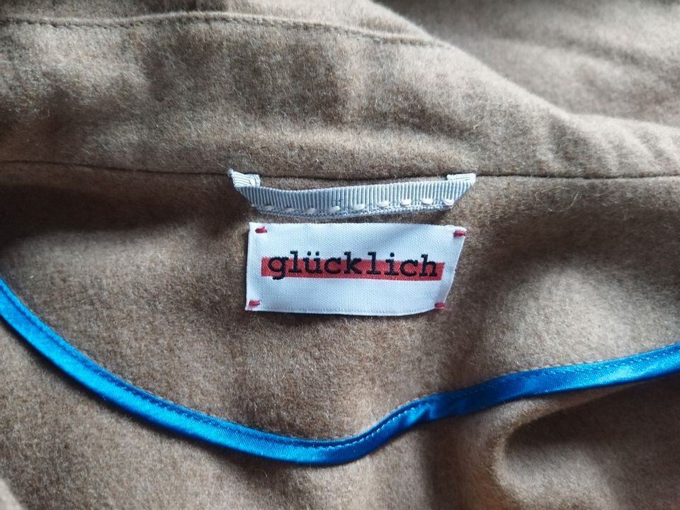 Wetterfleck/Duffelcoat Marke Glücklich beige Gr. XL in Düsseldorf