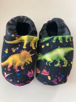 Neu Handmade Dino Lederpuschen Gr.24 Nordrhein-Westfalen - Büren Vorschau