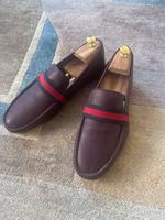 Gucci Loafer Leder Brixton mit Webband Gr. 45 Eu Berlin - Neukölln Vorschau