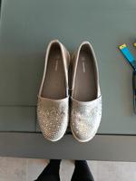 espadrilles gr 39  Farbe taupe grau Glitzer bunt Nordrhein-Westfalen - Sankt Augustin Vorschau