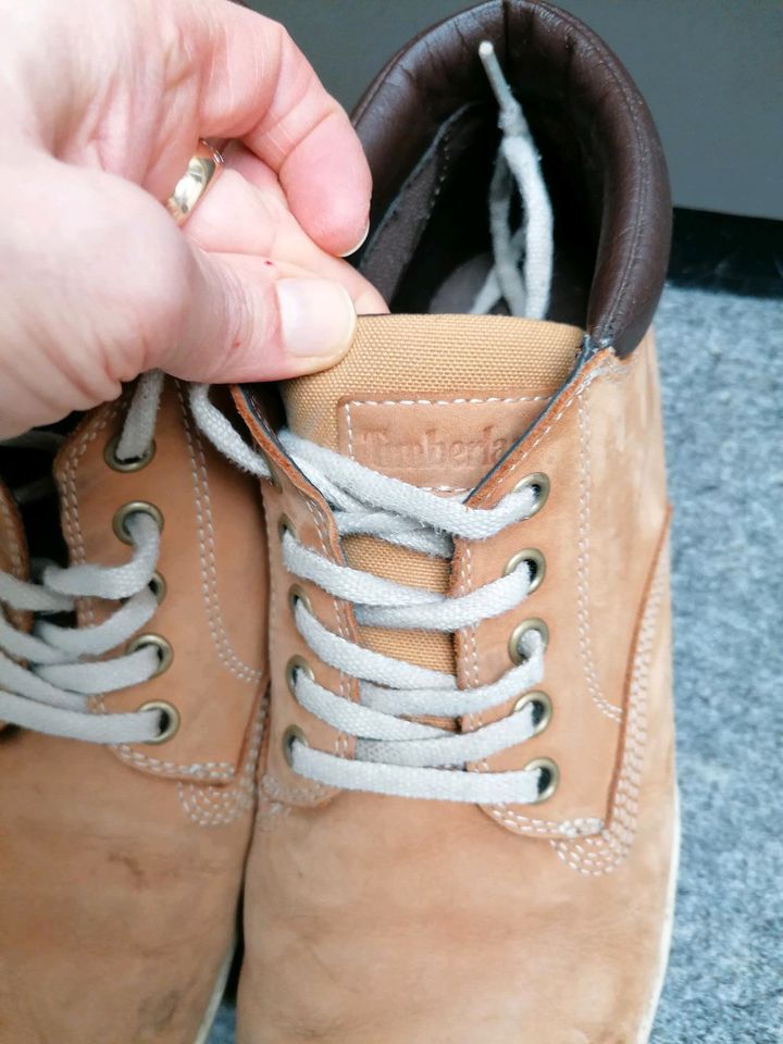 TIMBERLAND GR. 40 SCHUHE HALBSCHUHE ÜBERGANG LEDER in Wuppertal