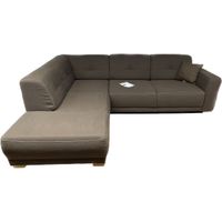 Ecksofa Sofa Federkern Polsterecke Struktur 261 cm Ottomane Braun Hamburg-Mitte - Hamburg Altstadt Vorschau