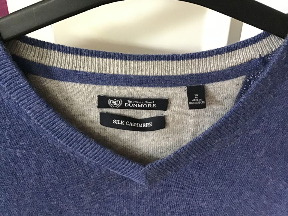 schöner Herren-CASHMERE-Pullover von DUNMORE / Gr. M in Kempten