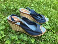 Young Spirit | Keilsandalette in blau (Gr. 41) Bayern - Giebelstadt Vorschau