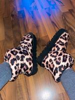 Stepp Stiefel Leopardenprint Boots auffällig Berlin - Wilmersdorf Vorschau