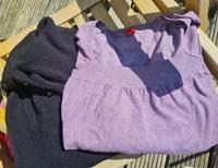 Pullover schwarz mit Steinchen Designers u. lila kurz Gr. 38 Nordrhein-Westfalen - Preußisch Oldendorf Vorschau