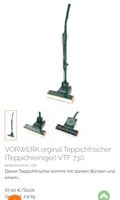 Vorwerk Teppichreiniger / Teppichfrischer Bayern - Ergersheim Vorschau