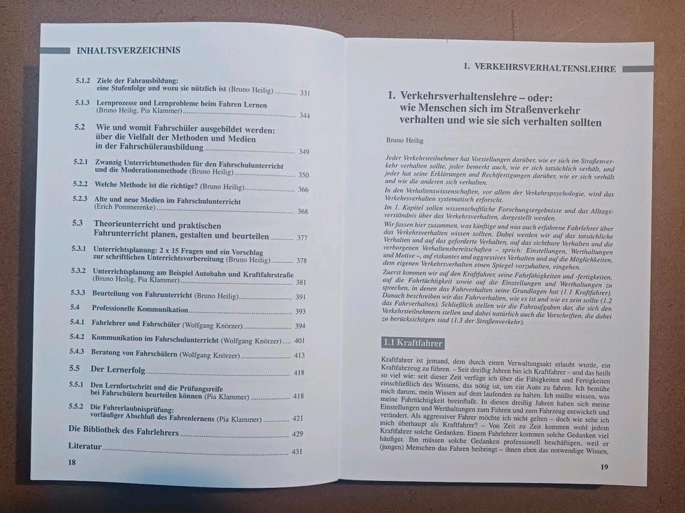 Buch "DER FAHRLEHRER ALS VERKEHRSPÄDAGOGE" Herausg. Bruno Heilig in Edewecht