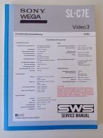 Service Manual Betamax Sony Videorekorder SL-C7E Saarland - Merzig Vorschau