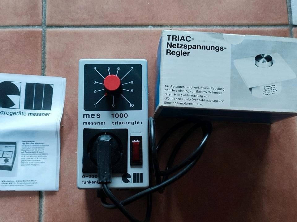 TRIAC Netzspannungsregler - Dimmer - Stufenlose Regelung Strom in Hainburg