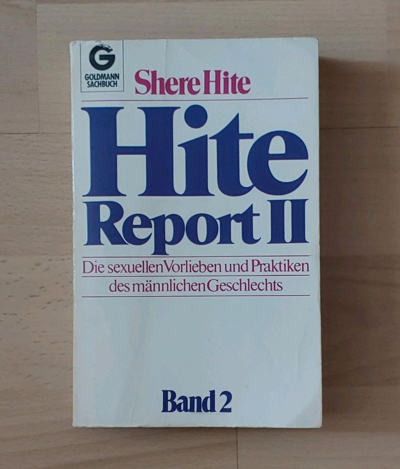 S. HITE: HITE REPORT II - 'DIE SEX. VORL. U. PRAKT. DES...' in Berlin