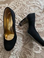 Pumps - Größe 42  - schwarz/Absatz Schlangenmuster - neu Bayern - Altdorf Vorschau
