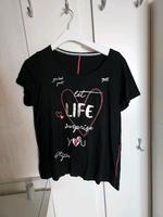 Neues Schwarzes Damen T Shirt mit Aufdruck Größe 42 Hessen - Hessisch Lichtenau Vorschau