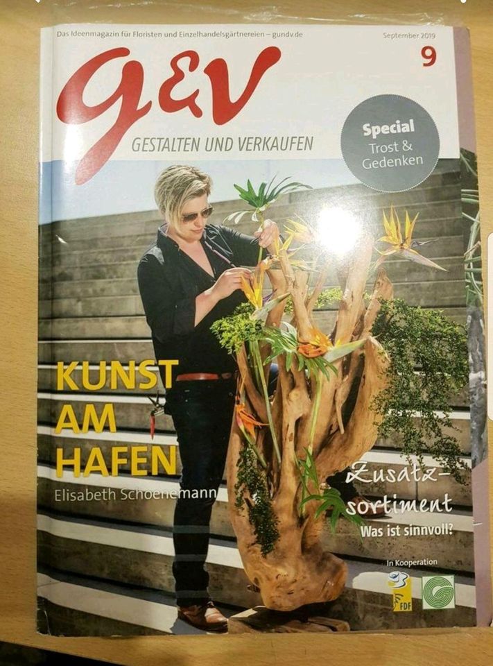 Fachzeitschrift Florist / Gärtner G&V Gestalten & Verkaufen 2019 in Freudenberg