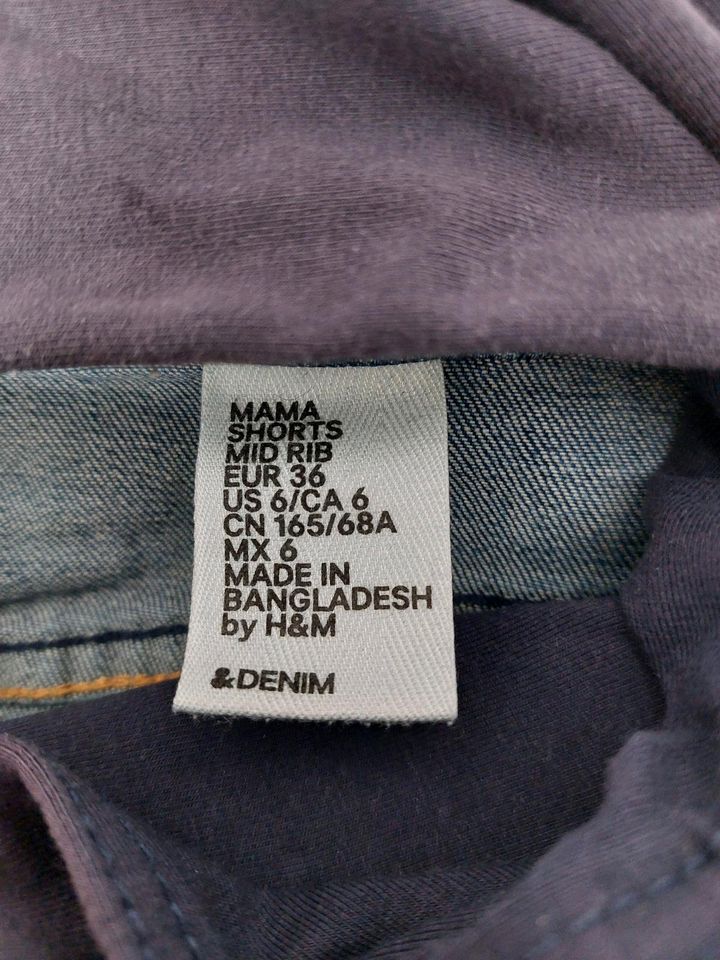 H&M Mama Shorts Umstandshose Gr. 36 in Sondershausen