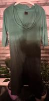 Bench Kleid S Gr. 36 schwarz/grau/grün Longshirt offshoulder Bayern - Aschaffenburg Vorschau