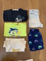 92 Tshirt Neon Hai Pulli Mickey Hose Badehose Strampler Kappe Neuhausen-Nymphenburg - Nymphenburg Vorschau