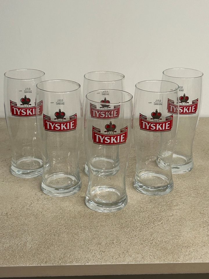 Tyskie Gläser Glas 0,5L Krug Krüge Tyski Bier Keller Party in Dortmund -  Innenstadt-West | eBay Kleinanzeigen ist jetzt Kleinanzeigen