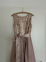 CHRISTIAN BERG ❤️ 34 XS Abendkleid Ballkleid rose gold Glitzer Hessen - Limburg Vorschau