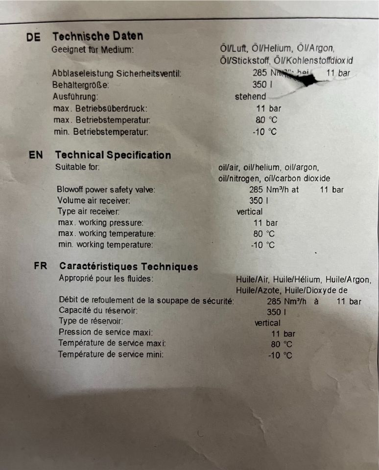 KAESER-Kompressor SM 13-11 mit Steuerung SIGMA CONTROL 2 in Coswig (Anhalt)