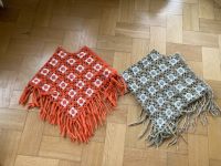 Poncho Häkel beige weiß Rost Rot orange Ethno Boho Goa 104-128 Thüringen - Jena Vorschau