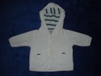 Baby Jacke mit Kapuze blau weiß Marinelook Gr. 50 Hema Frottee Schleswig-Holstein - Grundhof Vorschau