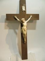 Kreuz, Wandkreuz, altes antikes Kreuz mit Jesus, GROSS Essen - Essen-Borbeck Vorschau