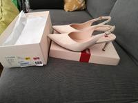 beige Lack-Slingpumps Düsseldorf - Derendorf Vorschau