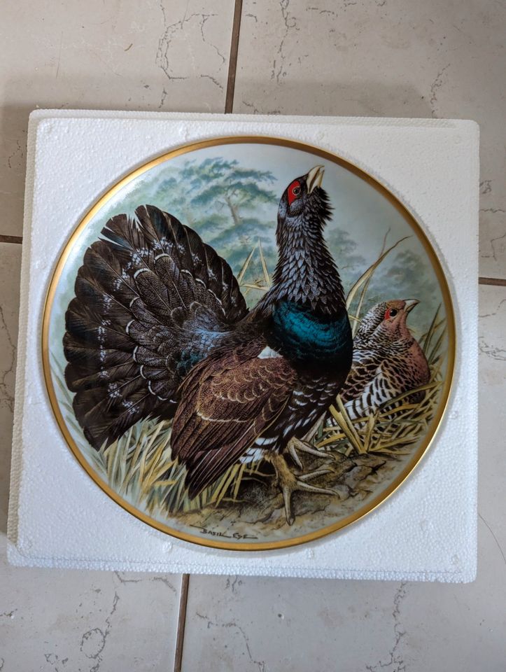 Sammelteller Porzellan Franklin Porcelain Gamebirds of the World in Marschacht