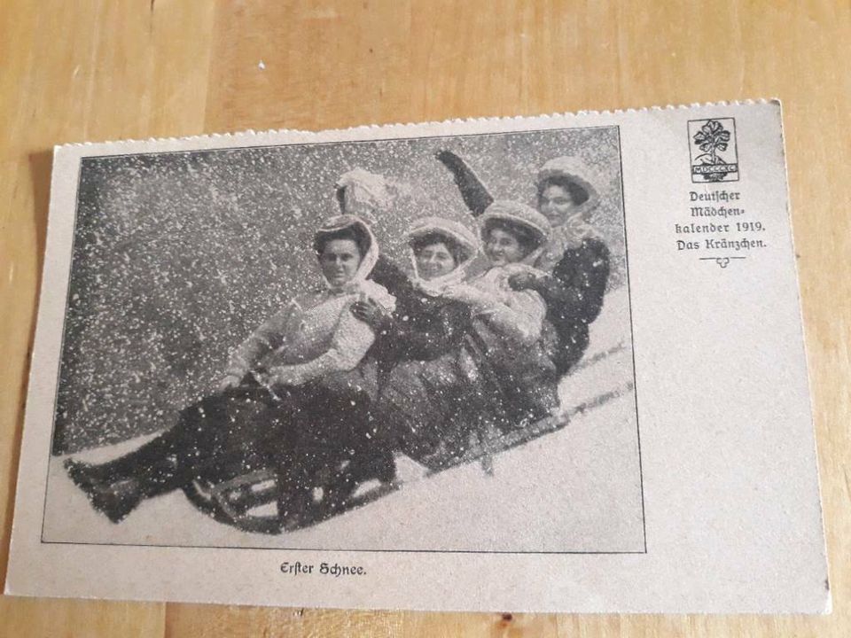 Alte Postkarten von 1918 + 1919 5 Stück unbeschrieben in Schlangenbad